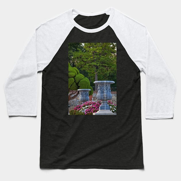 Spain. Madrid. Buen Retiro Park. Baseball T-Shirt by vadim19